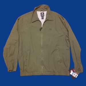 Olive Chaps jacket with tags, the perfect layering piece for fall